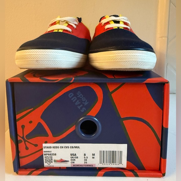 Keds x Staud - Champion Canvas Multi Low Top Sneakers - Picture 5 of 8